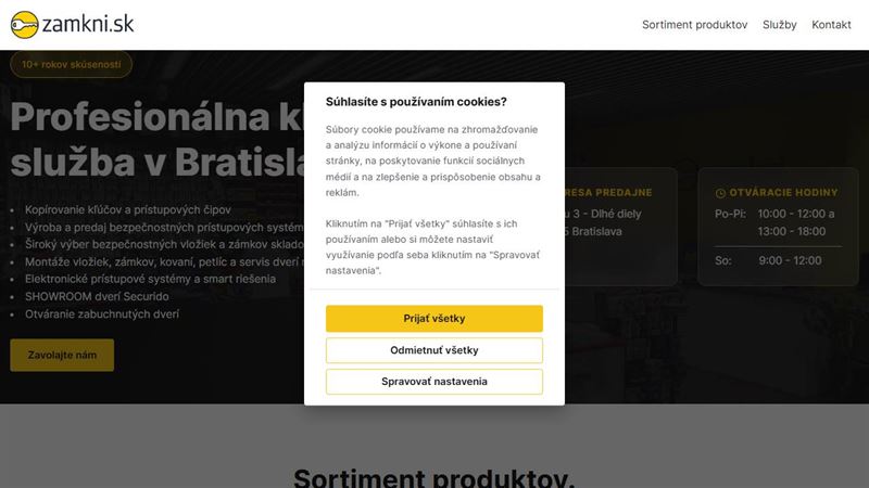 Kľúčová služba Zamkni