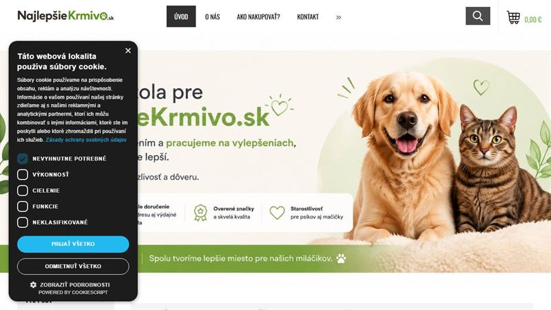 Najlepšie krmivo