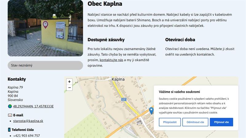 Obec Kaplna