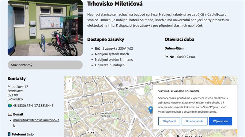 Trhovisko Miletičová