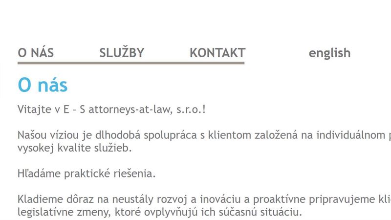 E – S attorneys-at-law