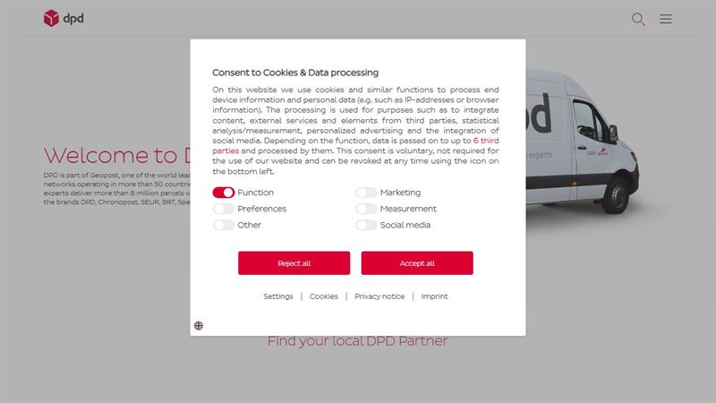 DPD Pickup Box