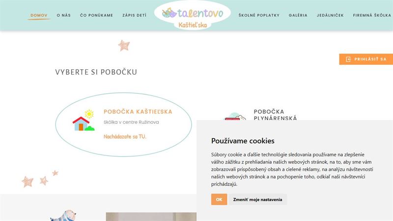 Súkromná tvorivá materská škola Talentovo