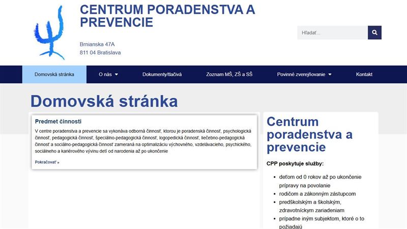 Centrum poradenstva a prevencie