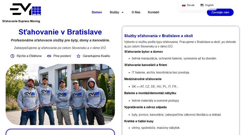 Sťahovanie ExpressMoving