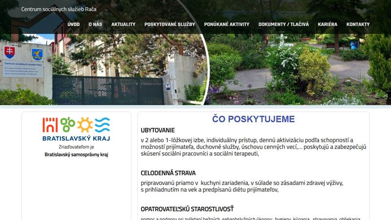 Domov sociálnych služieb a zariadenie pre seniorov Rača