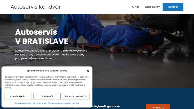 Autoservis Kondvár