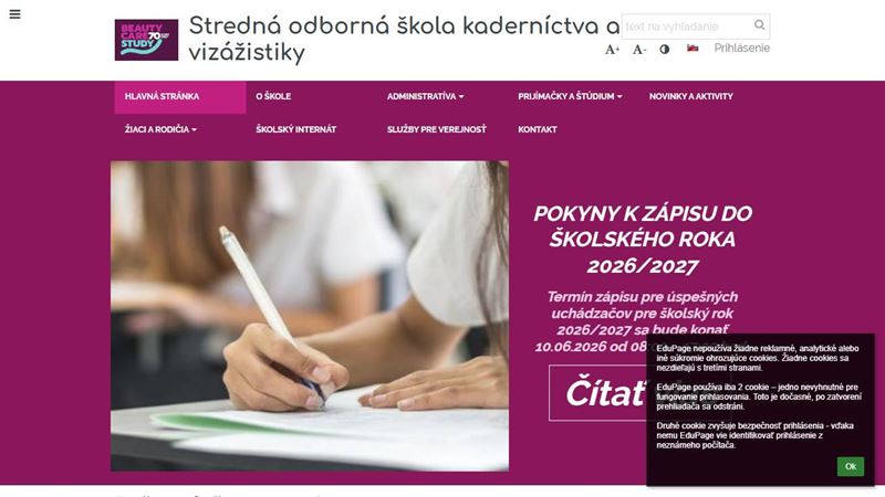 Stredná odborná škola kaderníctva a vizážistiky