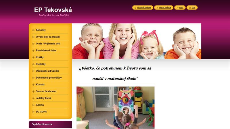 Materská škola Motýlik