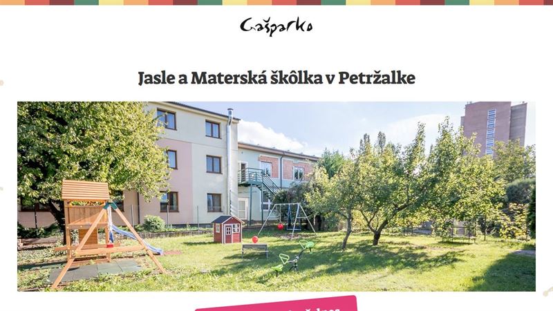 Súkromná škôlka Gašparko