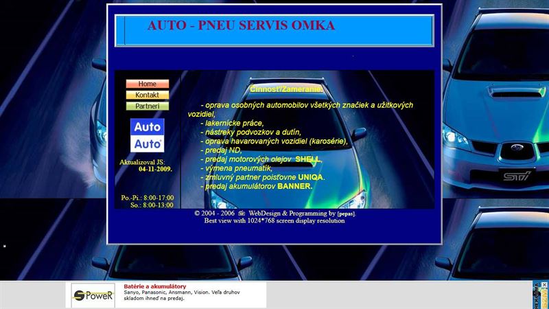 AUTO/PNEUSERVIS OMKA