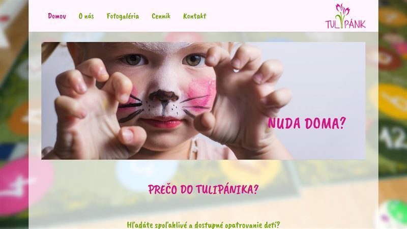 Detské opatrovateľské centrum Tulipánik