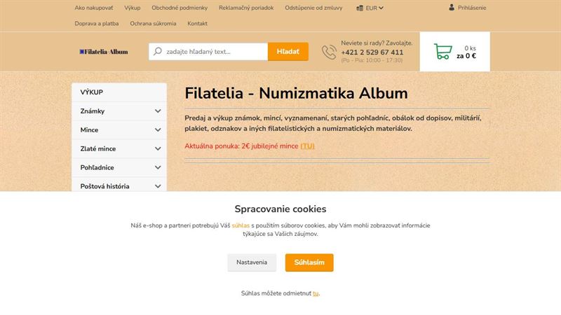 Filatelia Numizmatika Album