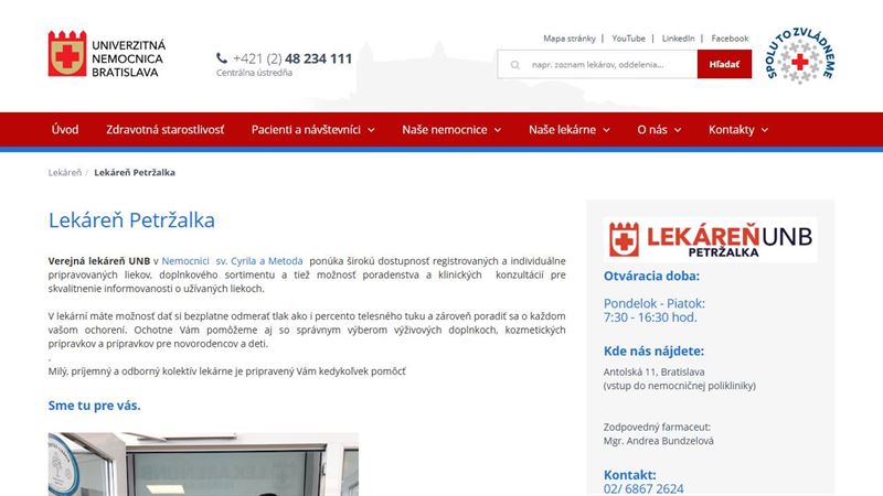 Lekáreň UNB