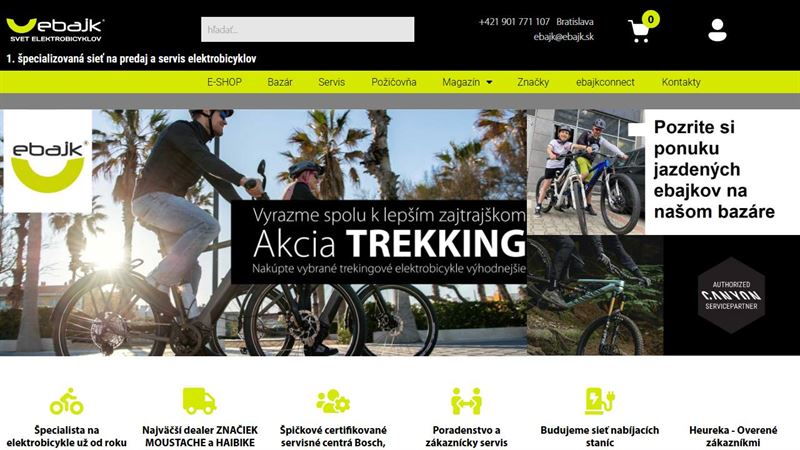 Svet elektrobicyklov - ebajk