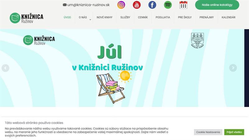 Knižnica Ružinov - Riaditeľstvo