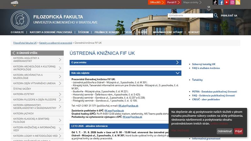 Univerzita Komenského v Bratislave