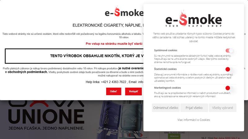 e-Smoke vape shop