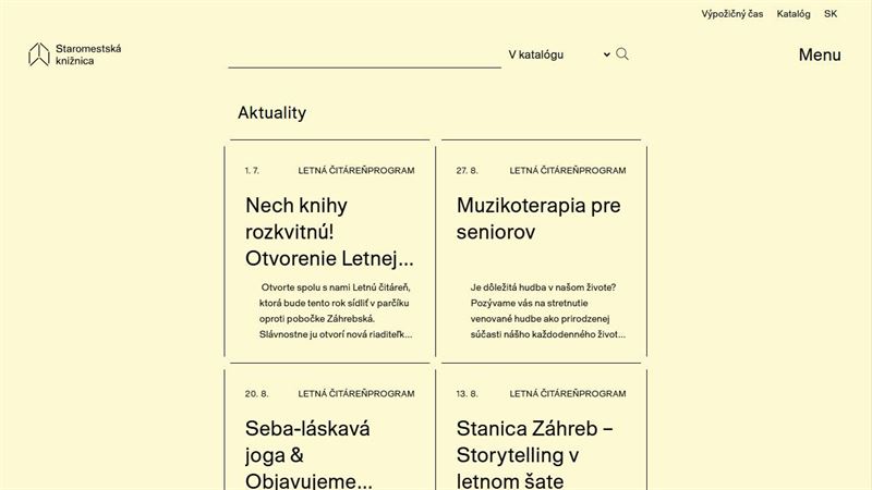 Staromestská knižnica - Karadžičova