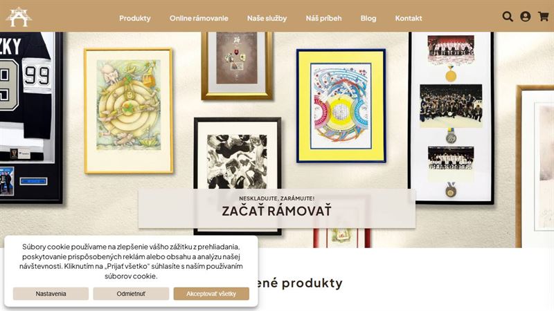 Rámovanie obrazov