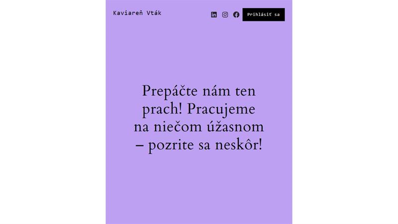 Kaviareň Vták