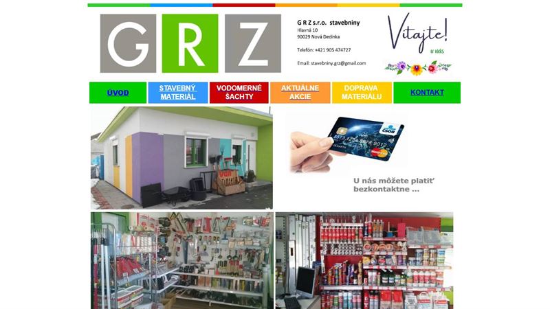 G R Z stavebniny