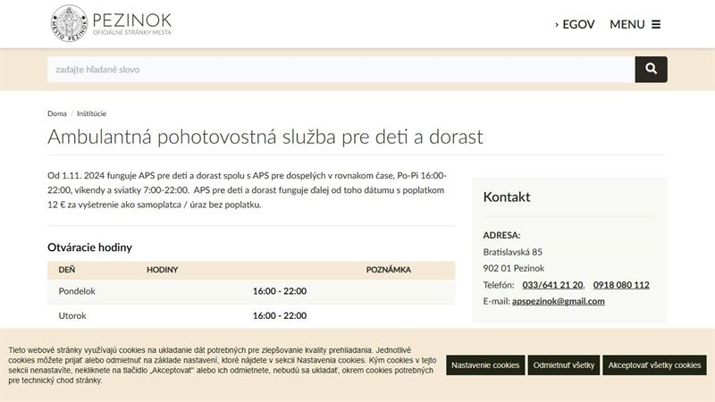Ambulantná pohotovostná služba