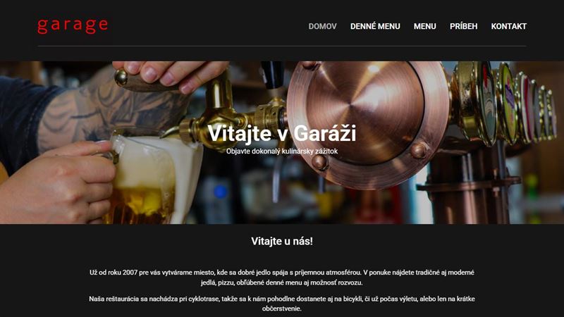 Garage cafe bar