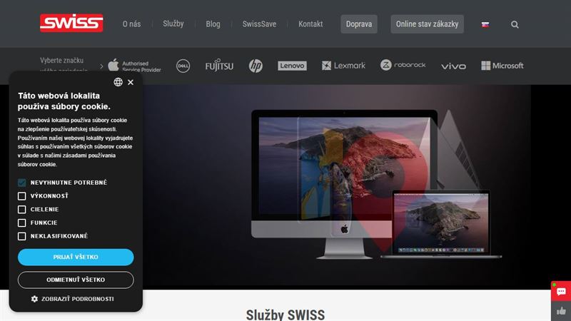 SWISS s.r.o - Servis