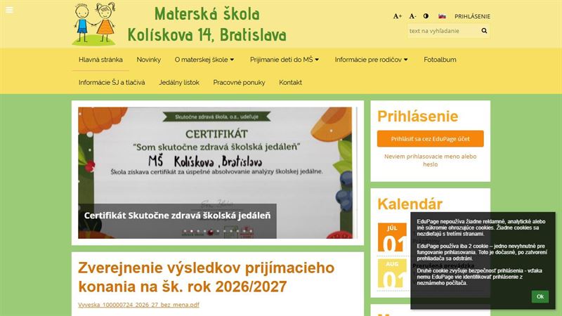 Materská škôlka Kolískova