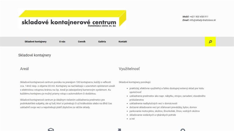 Skladové kontajnerové centrum