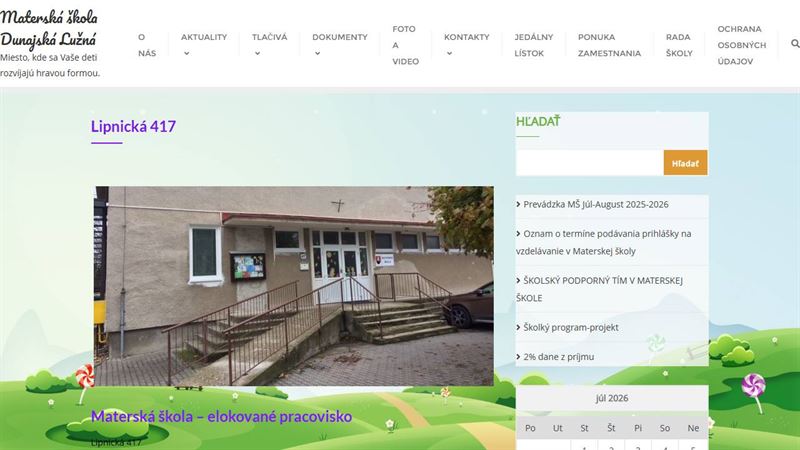 MŠ Dunajská Lužná - Lipnická 417