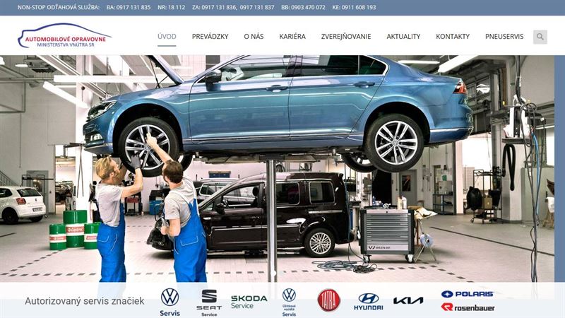 Automobilové opravovne Ministerstva vnútra Slovenskej republiky