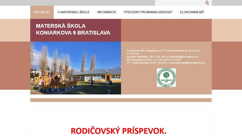 Materská škola Koniarkova