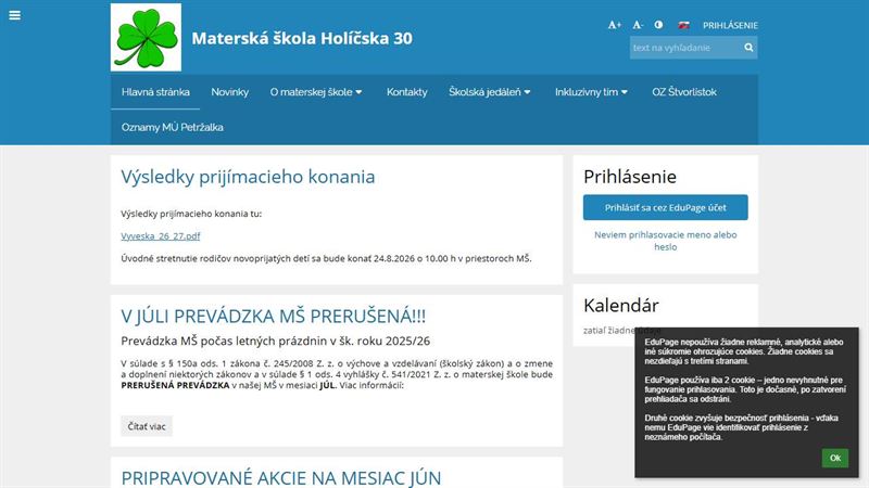 Materská škola Holíčska 30