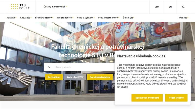 Fakulta chemickej a potravinárskej technológie STU