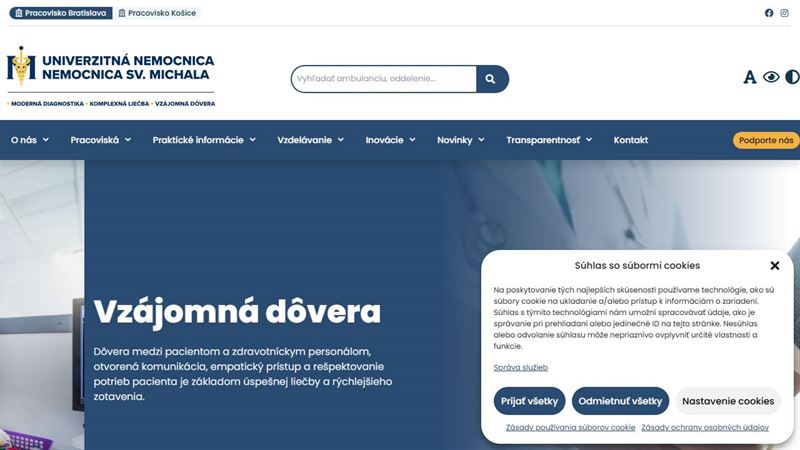Univerzitná nemocnica - Nemocnica svätého Michala