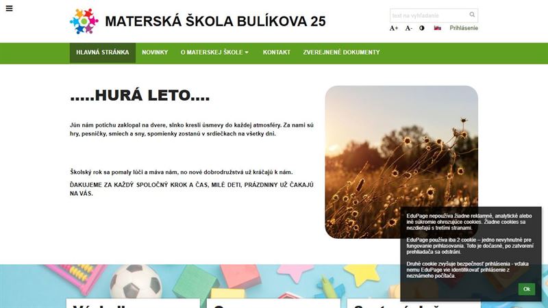 Materská škola Bulíkova 25