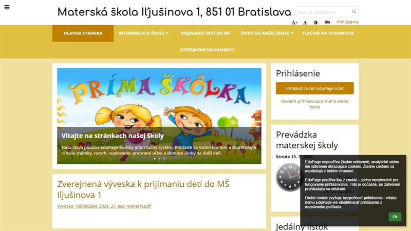 Materská škola Iljušinova 1