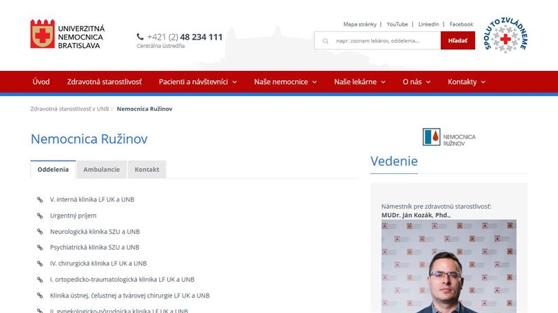 Univerzitná nemocnica Bratislava – Nemocnica Ružinov
