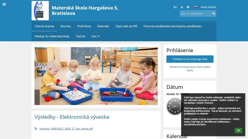 Materská škola Hargašova 5