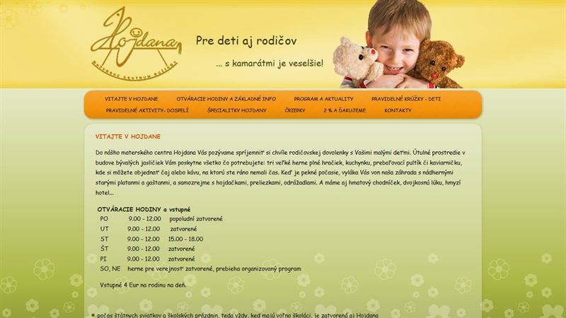 Materské centrum Hojdana - Ružinov