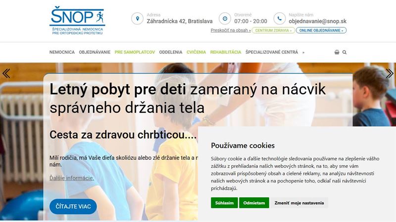 Špecializovaná nemocnica pre ortopedickú protetiku Bratislava