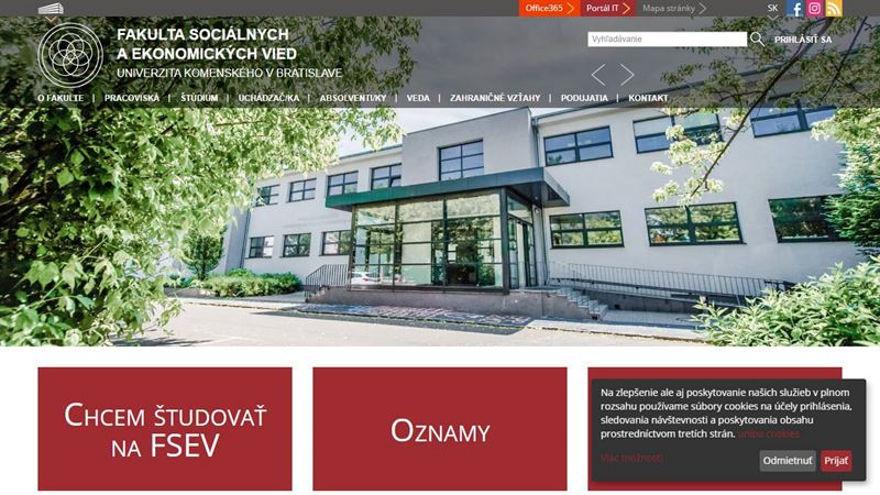 Fakulta sociálnych a ekonomických vied UK