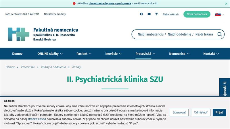 2. Psychiatrická Klinika SZU