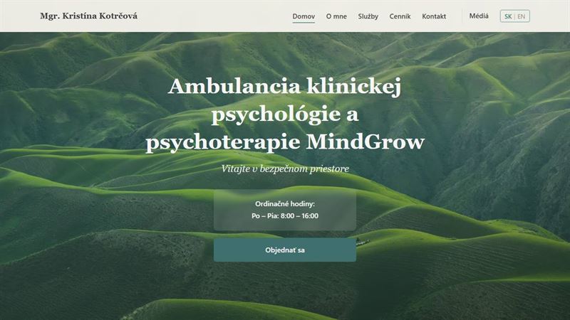 Ambulancia klinickej psychológie MindGrow