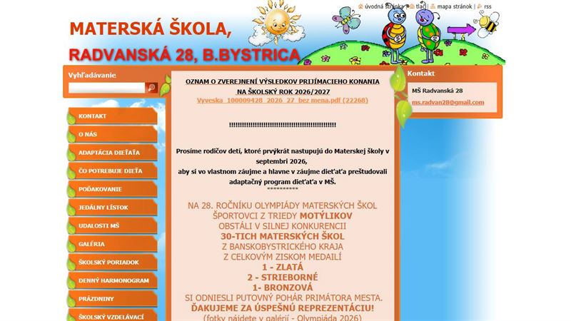 Materská škola Radvanská 28