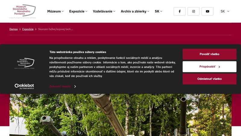 Skanzen ťažkej bojovej techniky
