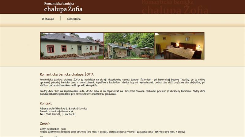 Chalupa Žofia