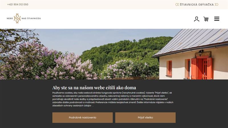 Nebo nad Štiavnicou - Modrá v Nebi